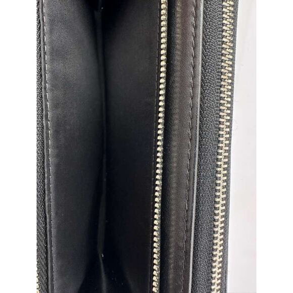 Coach Black Double Zip Wallet - Picture 6 of 7